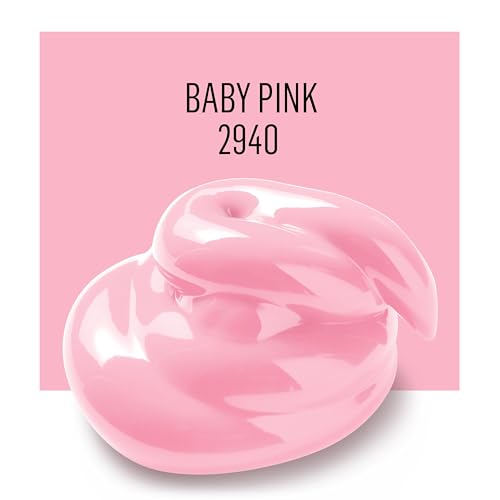 Image of FolkArt Multi-Surface Acrylic Paint, Baby Pink 2 Fl Oz (Pack of 1)