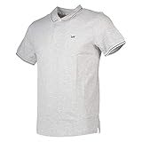 Composition : 100 % coton BCI Lee Pique Polo T-Shirt Homme, Ecru (Sharp Grey Mele 03), XL
