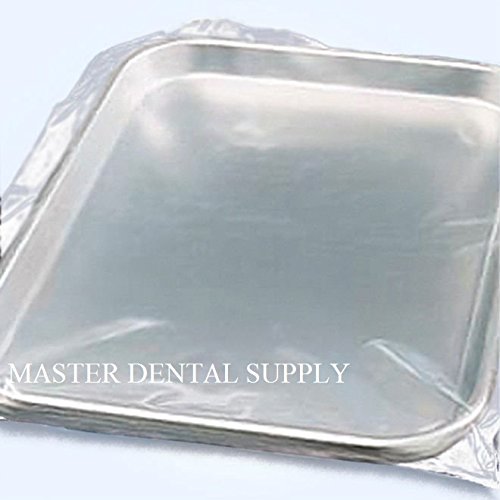 500 Dental Set up Tray Sleeves 10 1/2" X 14" B Size Clear