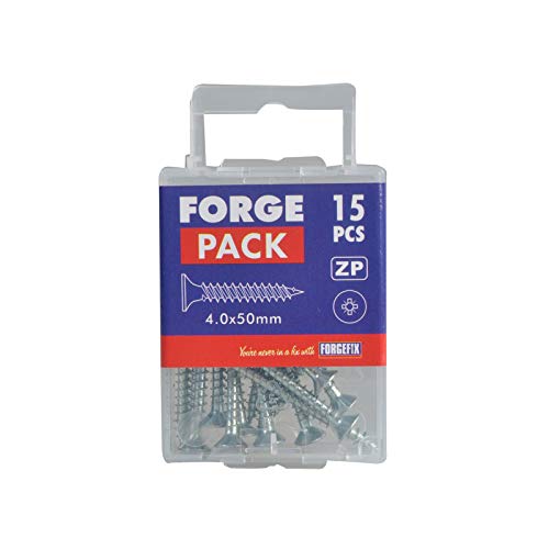Forgefix Mehrzweck-Pozi Schraube CSK ST ZP 4,0 x 60 mm Forge 12 Stück