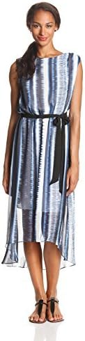 Chaus Women's Ruched Cap Sleeveeeve Parallel Frequency Maxi Dress