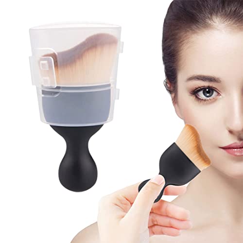 WJIAEER 1 PCS brocha de maquillaje brocha polvos brocha contouring brocha corrector brocha para base de maquillaje brocha kabuki base maquillaje brocha polvos Cover