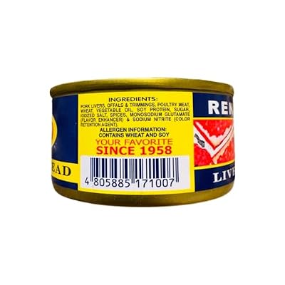 Reno Brand 6X Reno Liver Spread 85 Grams PRODUCT OF The Philippines, 3 Ounce (Pack of 6)