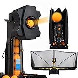 50W Machine de Tennis de Table Automatique Robot d'entraînement Ping Pong Robot...
