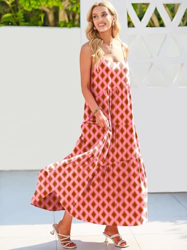 Image of ANRABESS Women Summer Casual Loose Sleeveless Sundress Spaghetti Strap Flowy Boho Linen Beach Vacation Maxi Long Dress