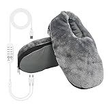電気スリッパ フットウォーマー 足入れ 足元 ヒーター 内蔵USB スリッパタイプの足温器 USB足温器 あったかスリッパ ぽかぽか ホットフットヒーター内蔵 4段階調整切替 タイマー機付き 足冷え対策 移動可能 軽量 洗濯可能 自宅/職場用 室内履き 両足用 日本語取扱説明書