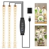 RWNTAO 3 Head 7.8 Inches LED Grow Light Strips...