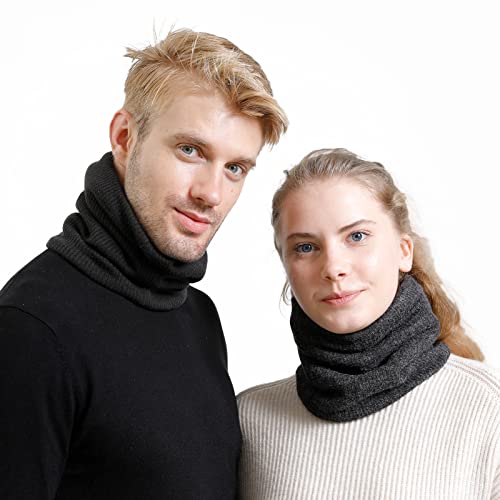 Image of Winter Scarf Neck Warmer Gaiter Face for Men Women Warm Fleece Ski