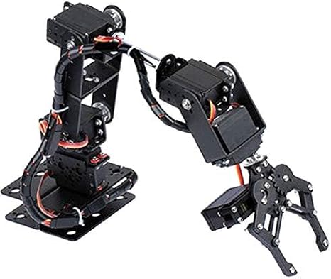 Arm Mechanical Robotic Clamp Claw Kits,6DOF Robot Mechanical Arm Clamp Claw Kit DOF Manipulator Industrial Robot Parts