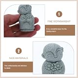 Toyvian Buddha Figurine Garden Sculpture Traditional Zen Decor Indoor Desktop Ornament Meaningful Spiritual Gift for Home And Outdoor