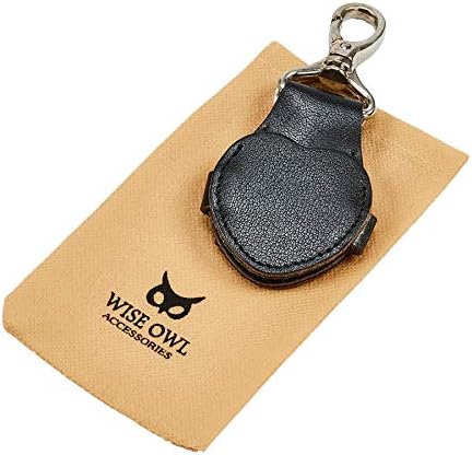 Wise Owl Heart Photo Keychain