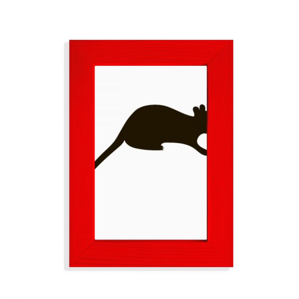 Cadre photo souris noire rouge idéal pour chambre enfant et salon