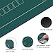LHTHT 900x 400mm Poker Mat,Rubber Mat Poker Topper for Tables,Portable Poker Table,Games Everywhere