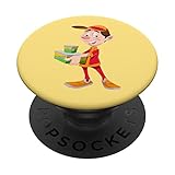 Mann für den Lebensmittellieferanten PopSockets mit austauschbarem PopGrip