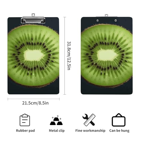 Porte-bloc imprimé Kiwi A4 à utiliser n'importe où avec style - 2