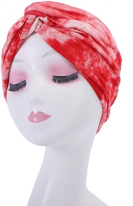 Womens Stretch Turbans Hat Headwraps Chemo Cap Cancer Head Cover Wraps - Image 3
