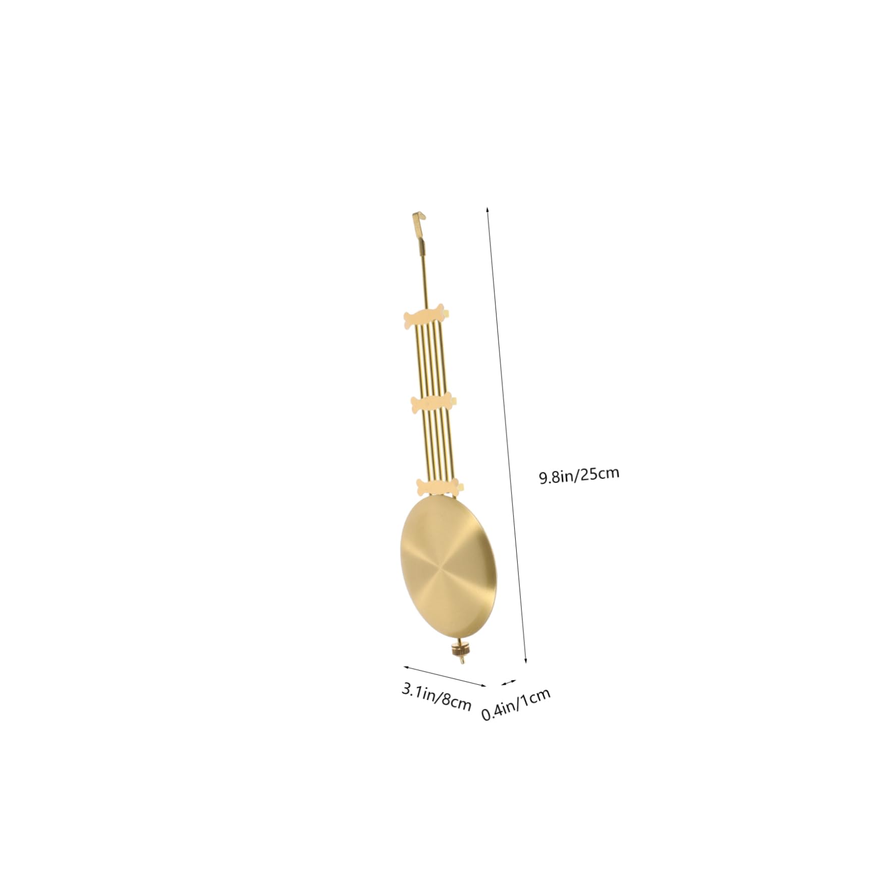 SHINEOFI 5 Pièces Pendule de Remplacement pour Accessoire Pendulum DIY Lourd pour Horloges Murales Décoratives Élégance Service du
