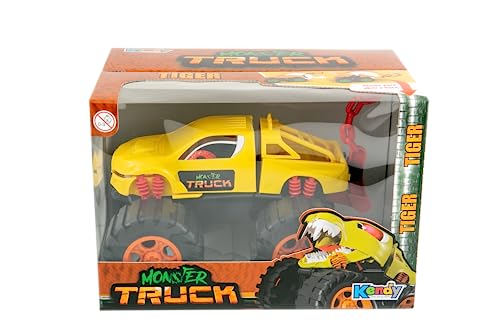 Kendy, Carrinho Monster Truck, Tiger, Amarelo