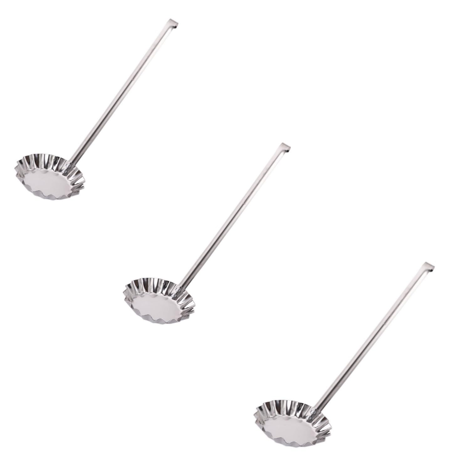 Lot De 3 Cuillères à Mousse Inox - Tailles Différentes (13 à 19 Cm) - Pour Pâtes, Friture, écumage - Lave-vaisselle Safe - 7