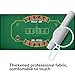 WaLiken 2-in- Tabletop Poker Felt 36x72 Texas Holdem Mat and Blackjack Mat Double-Sided Design Poker Felt Table Cover Rectangle-Red (Green)