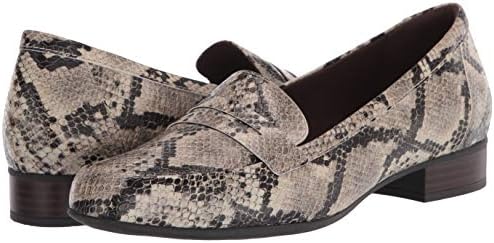 Clarks Women's Juliet Coast Loafer, Taupe Synthetic Snake, 6.5 | Image 6