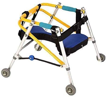 Déambulateur pliable léger à quatre roues pour l'autonomie des enfants