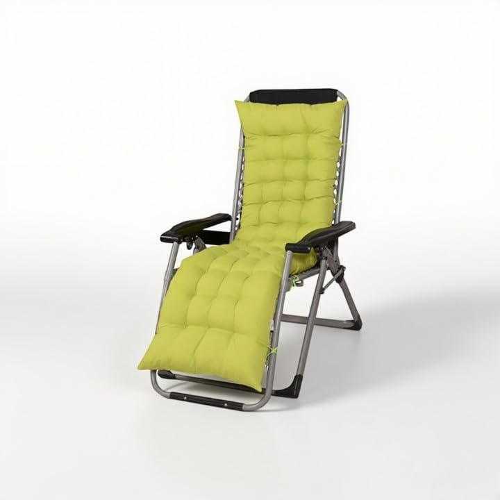 Cojín para tumbona con espuma viscoelástica y acolchado grueso ergonómico