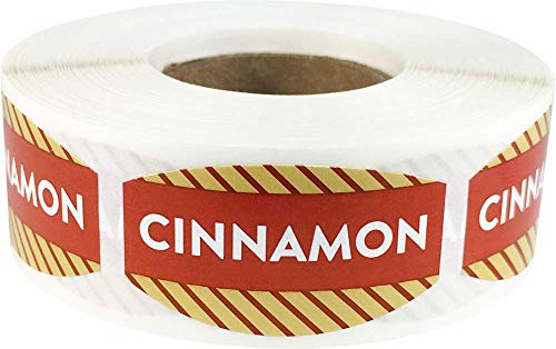 Étiquettes Cannelle autocollantes pour ne plus confondre vos pots de nourriture