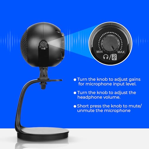 Image of BOYA PM300 USB Type C Podcast Mic Set | Microphone for Recording | Dynamic Microphone | Condenser Mic | Microphone for YouTube Streaming Compatible with Android Phones, Windows /Mac Computers.