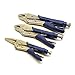 3pc Locking Wrench Plier Mole Grip Stubby & Straight Long Nose Set TE264