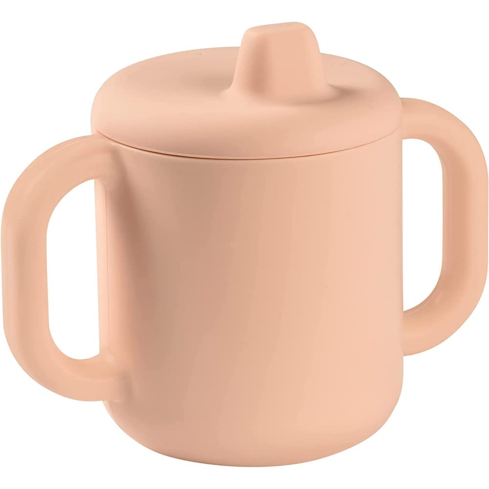 Beaba Silicone Training Cup, Baby Sippy Cup, Toddler Cups with Leakproof & Removable Lid, Soft Tip, Food-Grade Silicone, Wide Ergonomic Handles for Easy Grip, BPA Free, 8m+, 170ml, Pink-image-33