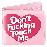 Girls Cute Kawaii Wallet Aesthetic Women Womens Heart Cool funny Leather Credit Id Card Cash Holder Woman Rfid Blocking Zipper Wallets With Coin Pocket Id Window Female Bifold Little Girl