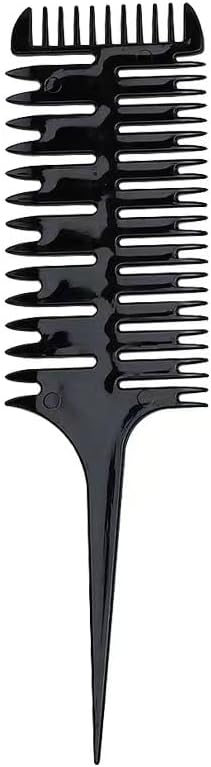 Highlighting Comb - 3 in 1 Hair Dyeing Comb, Rat Tail Hair Comb, Hairdressing Comb For Hair Colour, Professional Weave Weaving Comb, for Hair Highlighting and Dyeing Styling for Men Women Salon