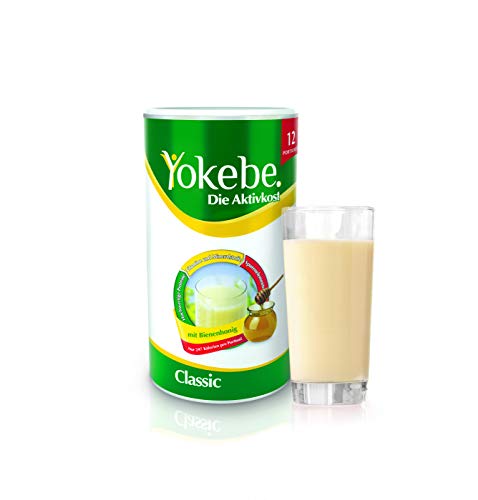 Yokebe Aktivkost Classic Diätshake 480 g für Gewichtsabnahme