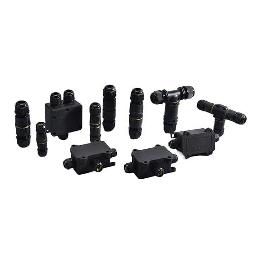 AARTERZZA IP68 Outdoor Waterproof Junction Box, Cable Connector, Electrical Connectors PC and Terminal, Designed for Buried Wires(M25 3P 5-8MM)