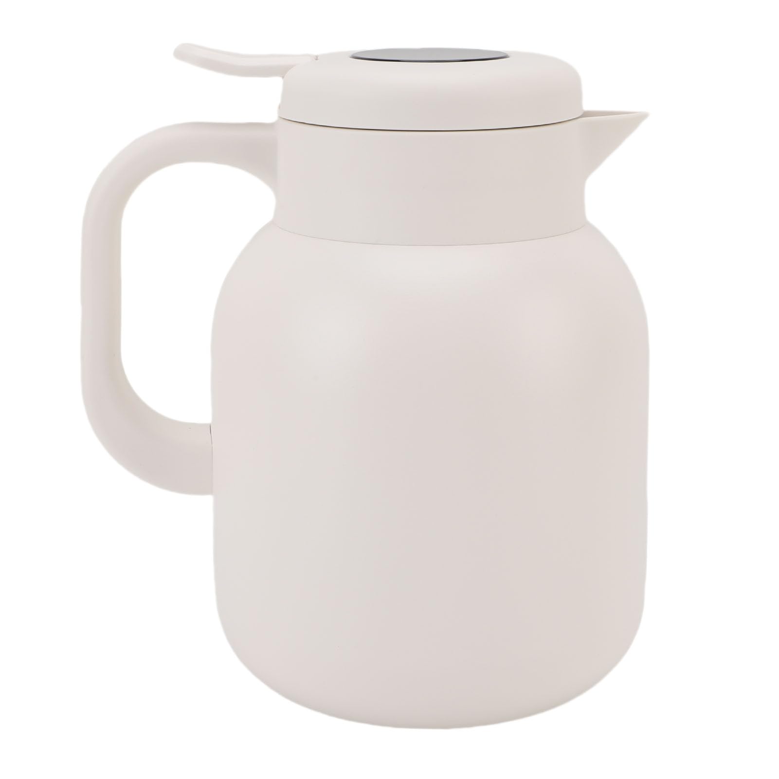 Tcyfrowy Wyświetlacz Temperatury Odporny na Wyświetlacz Temperatury Teapoterg Igital Dzbanek ze Stali Nierdzewnej do Zatrzymywania Gorącego Zimna do Kawyherbatamleko i Napoje Uchwyt