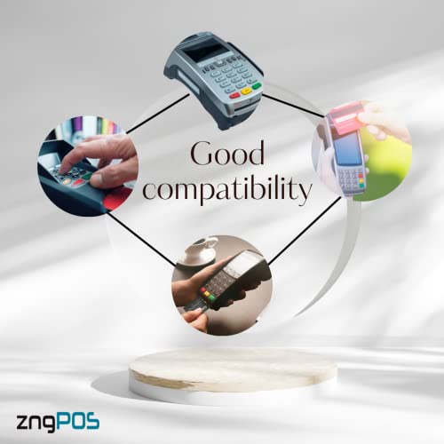 zngPOS, 2 1/4" x 50' Thermal Paper Receipt Rolls ,55gsm ,POS/Cash Register, Fits All Credit Card Terminals (10 Rolls) - Thumbnail 4