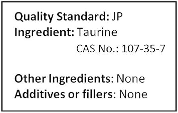 Taurine Bulk Pure Powder 2.0 lb JP Quality Standard