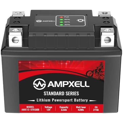 Lithium motorcycle battery 12V 3.5Ah 210A replacement