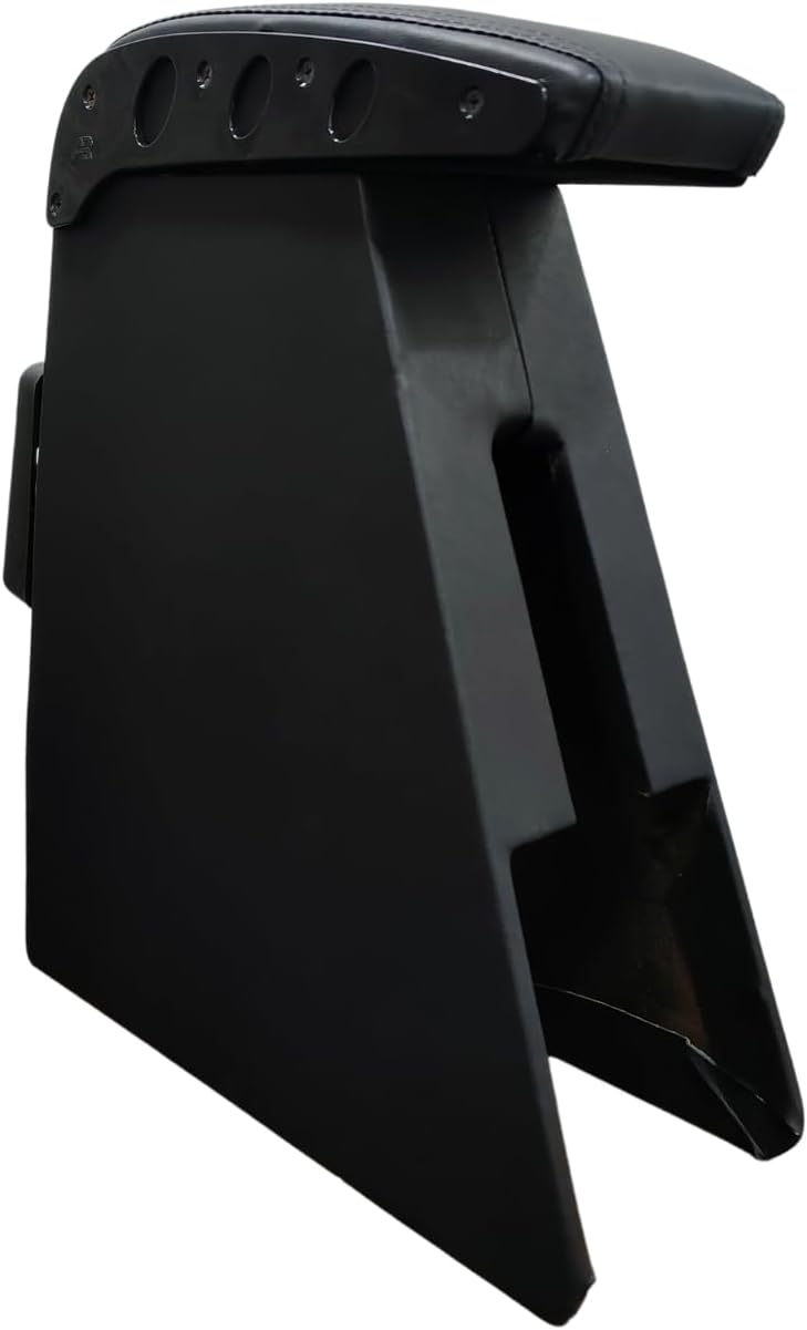 Pabla Enterprises Wooden Car Center Armrest Console Compatable With Maruti Suzuki Wagon - R 2019 to 2026 All Models and Maruti S-Presso All Models (Full Black)