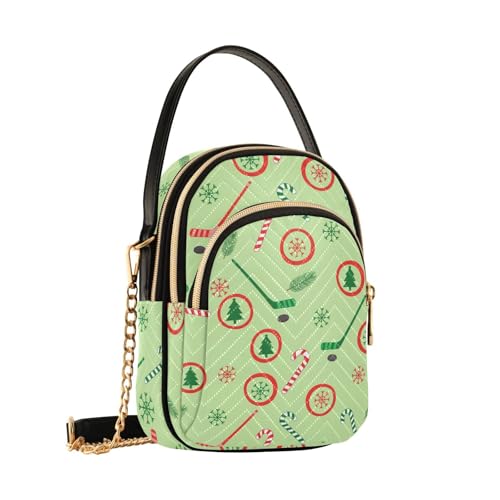 Image of MCHIVER Golf Crossbody Bag for Women Cell Phone Purse Wallet with Removable Chain Shoulder Handbag