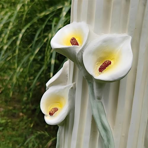 Housingod Flowers Roman Column Sculpture With Base Pillar Greek Column Large Size Statue Sculpture Pedestal Stand Holder For Indoor Outdoor Wedding Birthday Party Decor 30.3'' High #TOP7