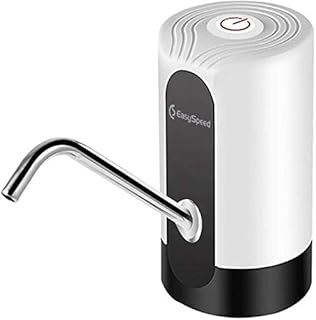 Electric Water Dispenser with 2 Adapters, Automatic Pump Tap Dispenser for Extracting Cold Water from Carafes and Bottles, Universal USB Recharge, Camping, School, Office,