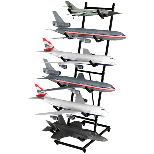 uyouous RC Model Airplane Display Stand RC Airplanes Storage Rack Holder, 17.72' x 31.5' x 70.08',...