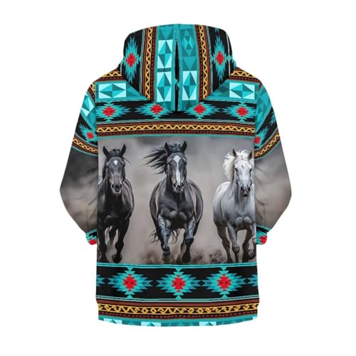 Cozeyat Kids Long Sleeves Hooded Hoodies Zip Up,Loose Sweatshirts Softy Hoodie Jacket Coat,Size S-XL2