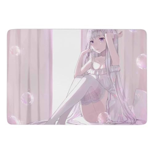 Re Zero �G�~���A�s���N�̃h���X �R�[�����x���x�b�g �t���A�}�b�g ���փ}�b�g 150×100cm �J�[�y�b�g ���O�}�b�g���փ}�b�g �h�A�}�b�g ���� ����~�� �􂦂� ���� �_�炩�� �z�� �����` �唻 �����}�b�g ������� ���O�}�b�g