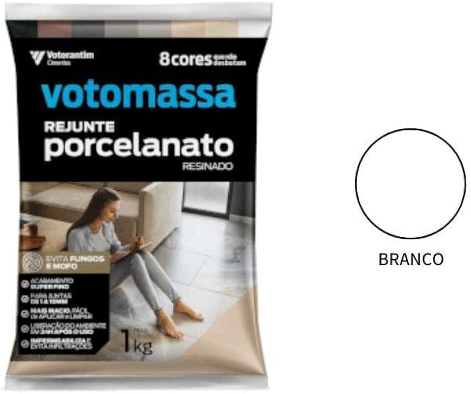 Rejunte Votoran Porcelanato Branco 1kg