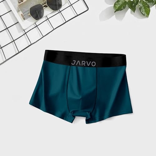 Image of JARVO Men's Nylon Regular Fit Solid Antibacterial Trunks (Pack of 3)