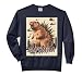 Capyzilla | Funny Capybara Graphic | cool Rodent Capybara Comfort Colors Adult Sweatshirt