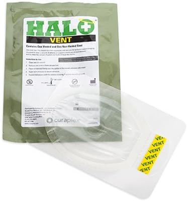Halo VENT Chest Seal (1 Vent, 1 Non-Vent per package)